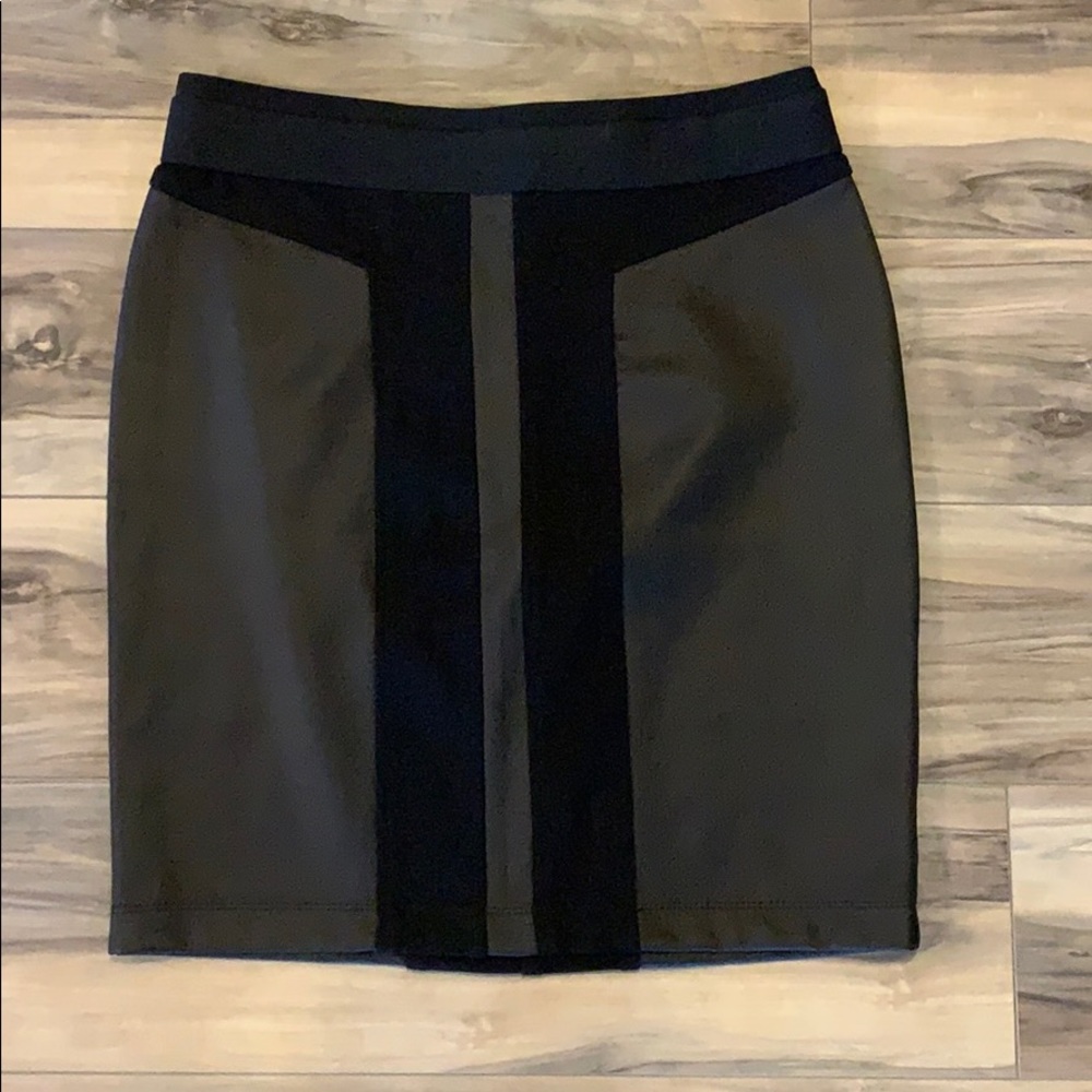BCBG Faux Leather Pencil